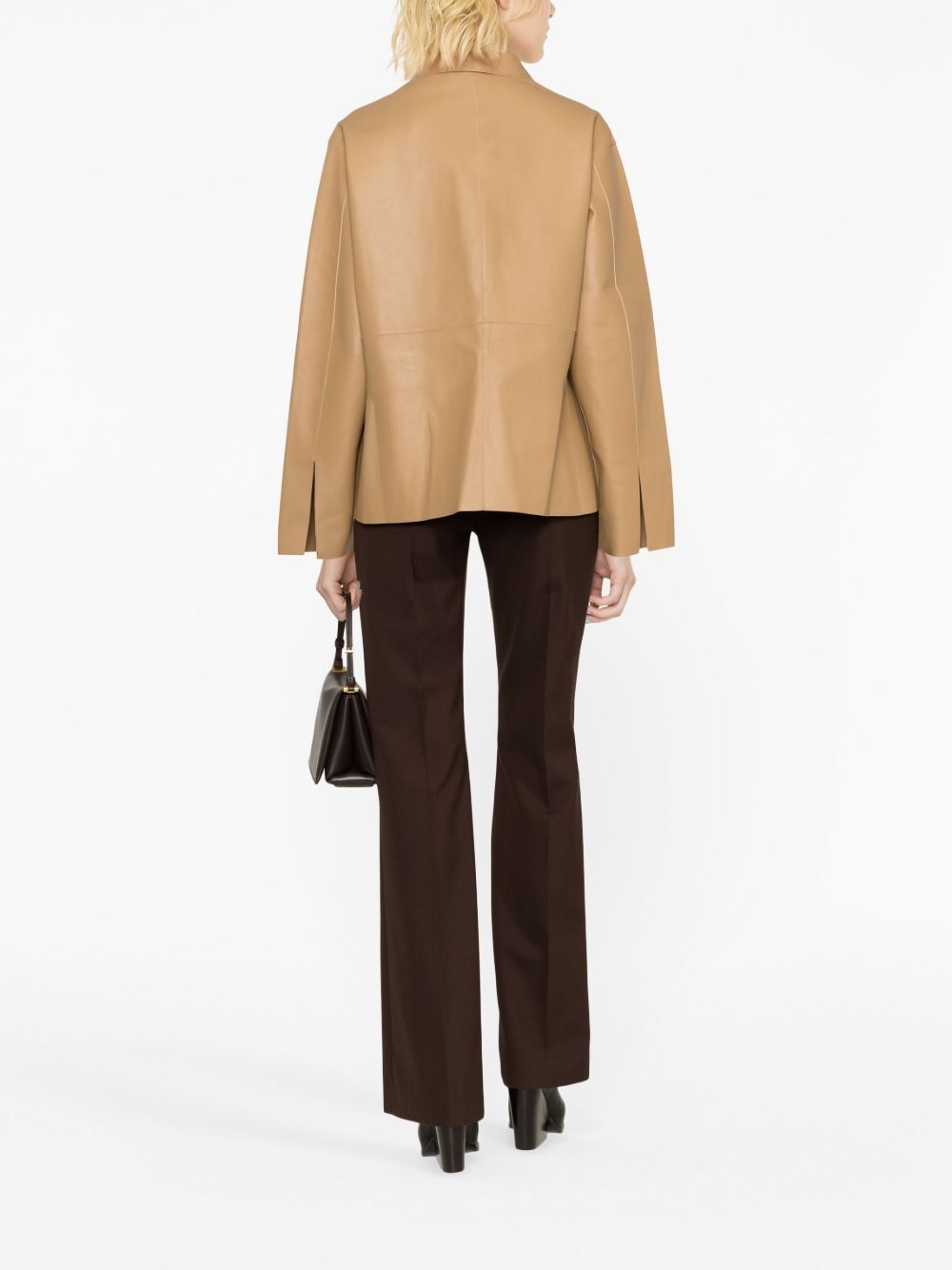 TRESSA Camel Leather Jacket