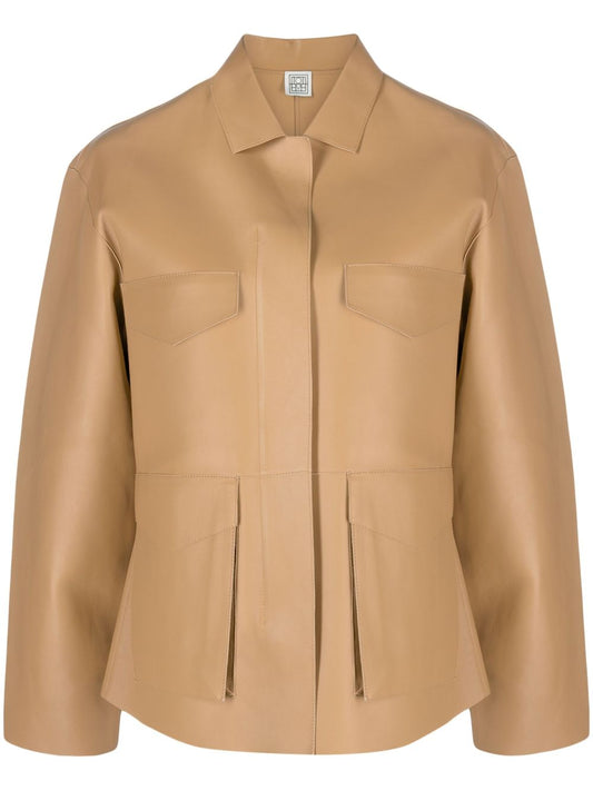 TRESSA Camel Leather Jacket