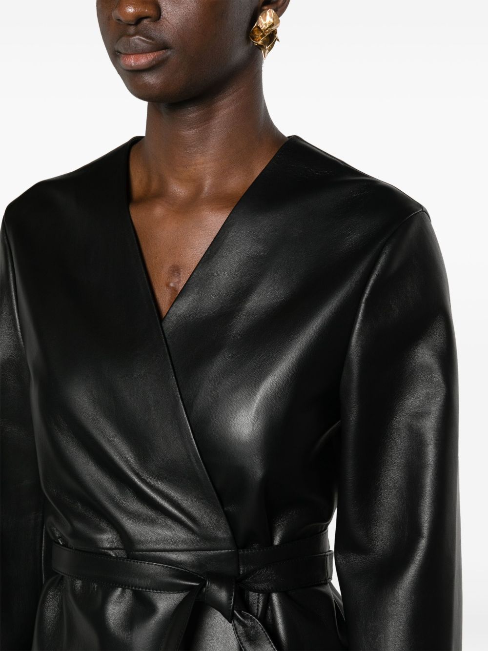 ROSELLE Women Leather Coat