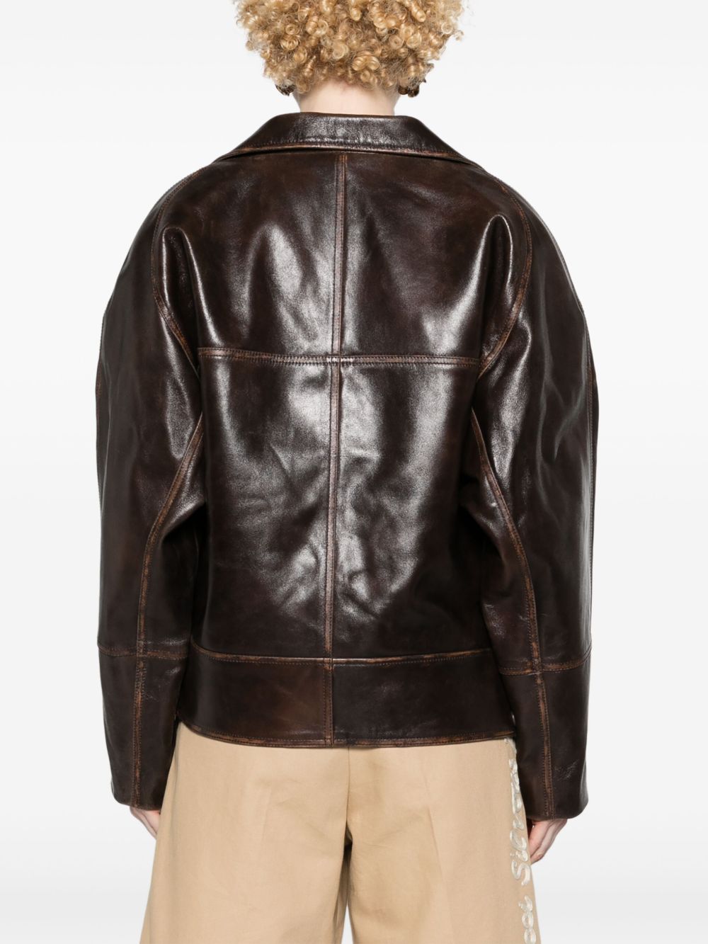 GENESIS Women Leather Jacket