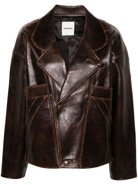 GENESIS Women Leather Jacket