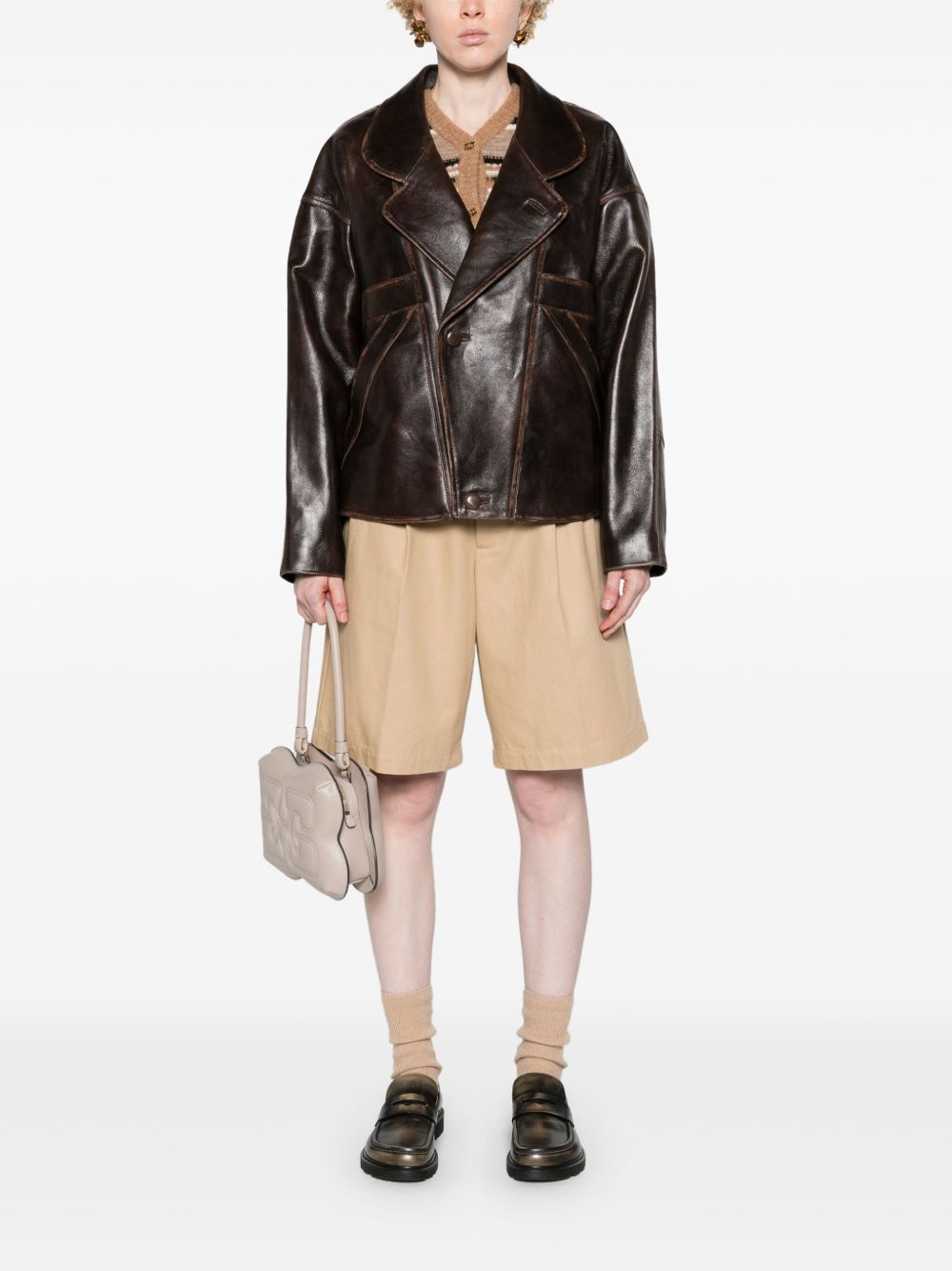 GENESIS Women Leather Jacket