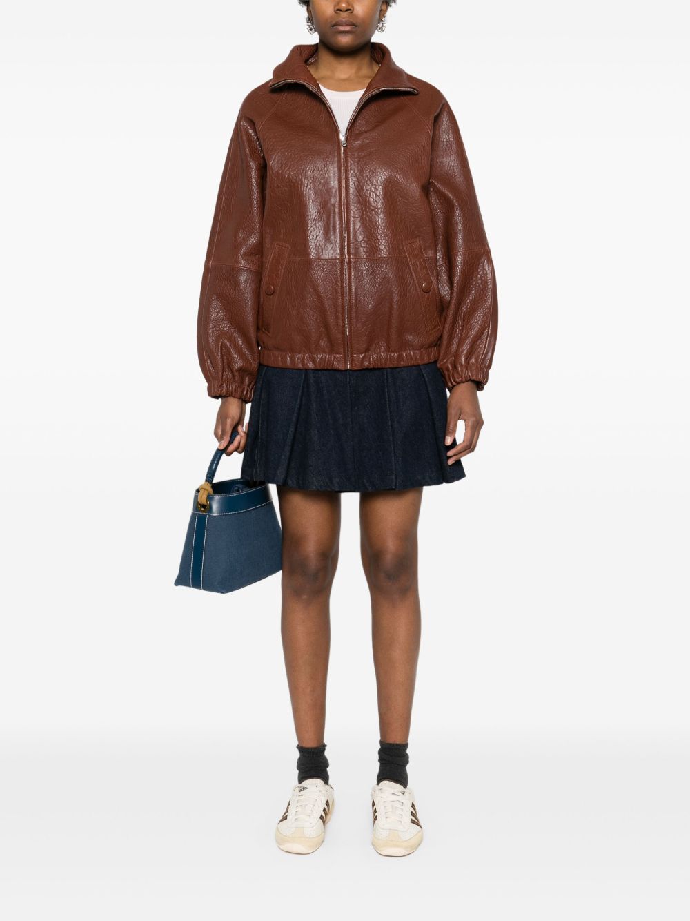 STEPHANIE Women Leather Jacket