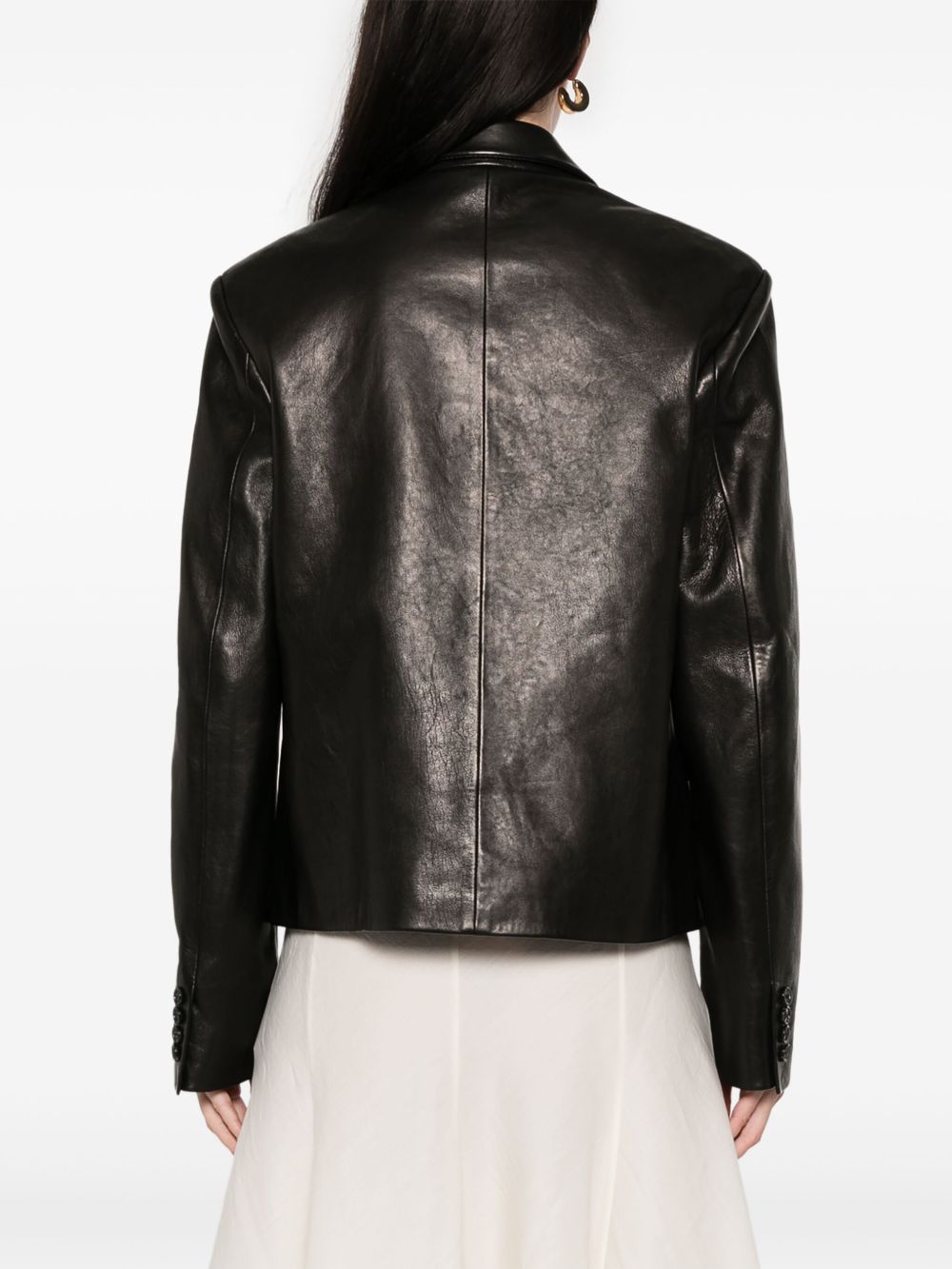 CHLOE Women Leather Blazer