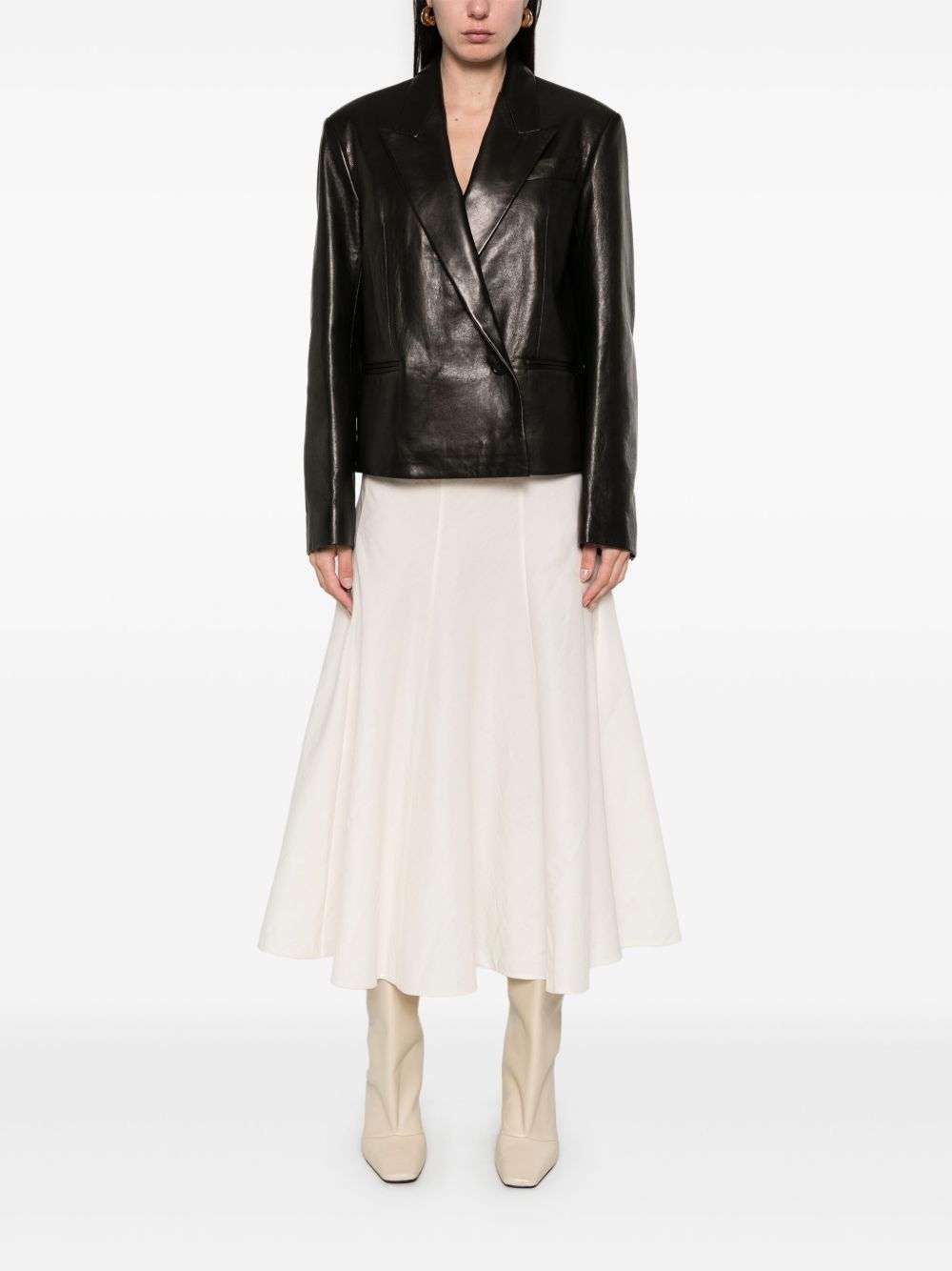 CHLOE Women Leather Blazer