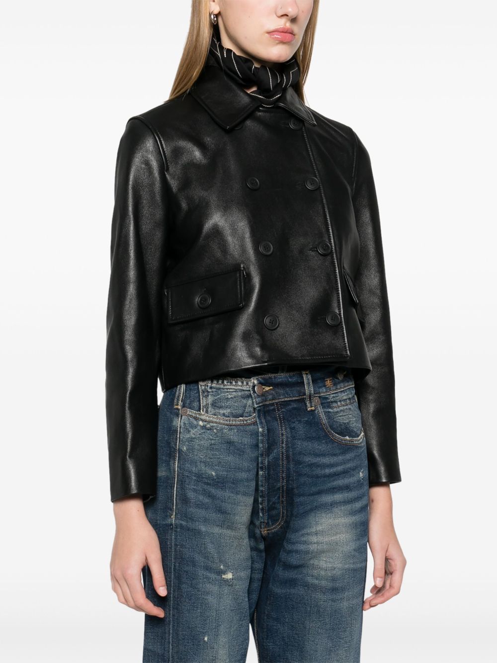 CROPPED Women Leather Jackets