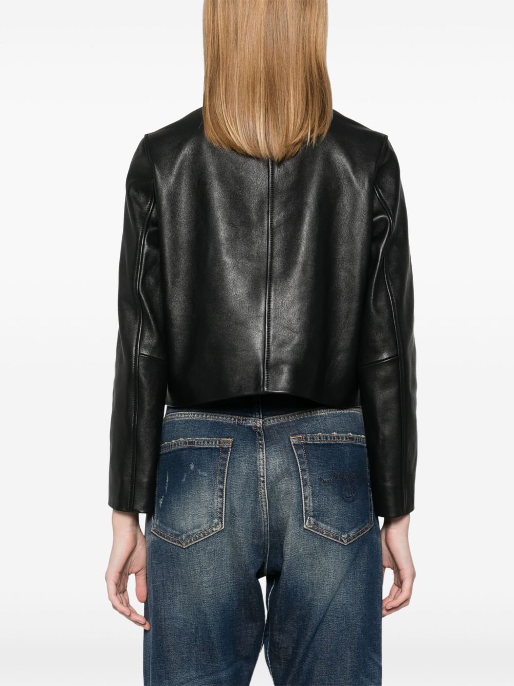 CROPPED Women Leather Jackets