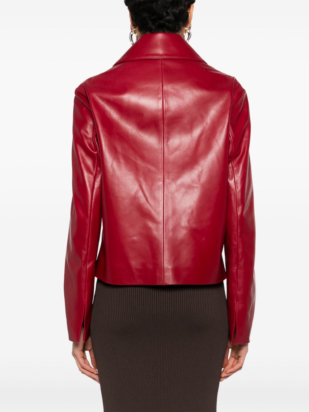 AVELINE Women Leather Jacket