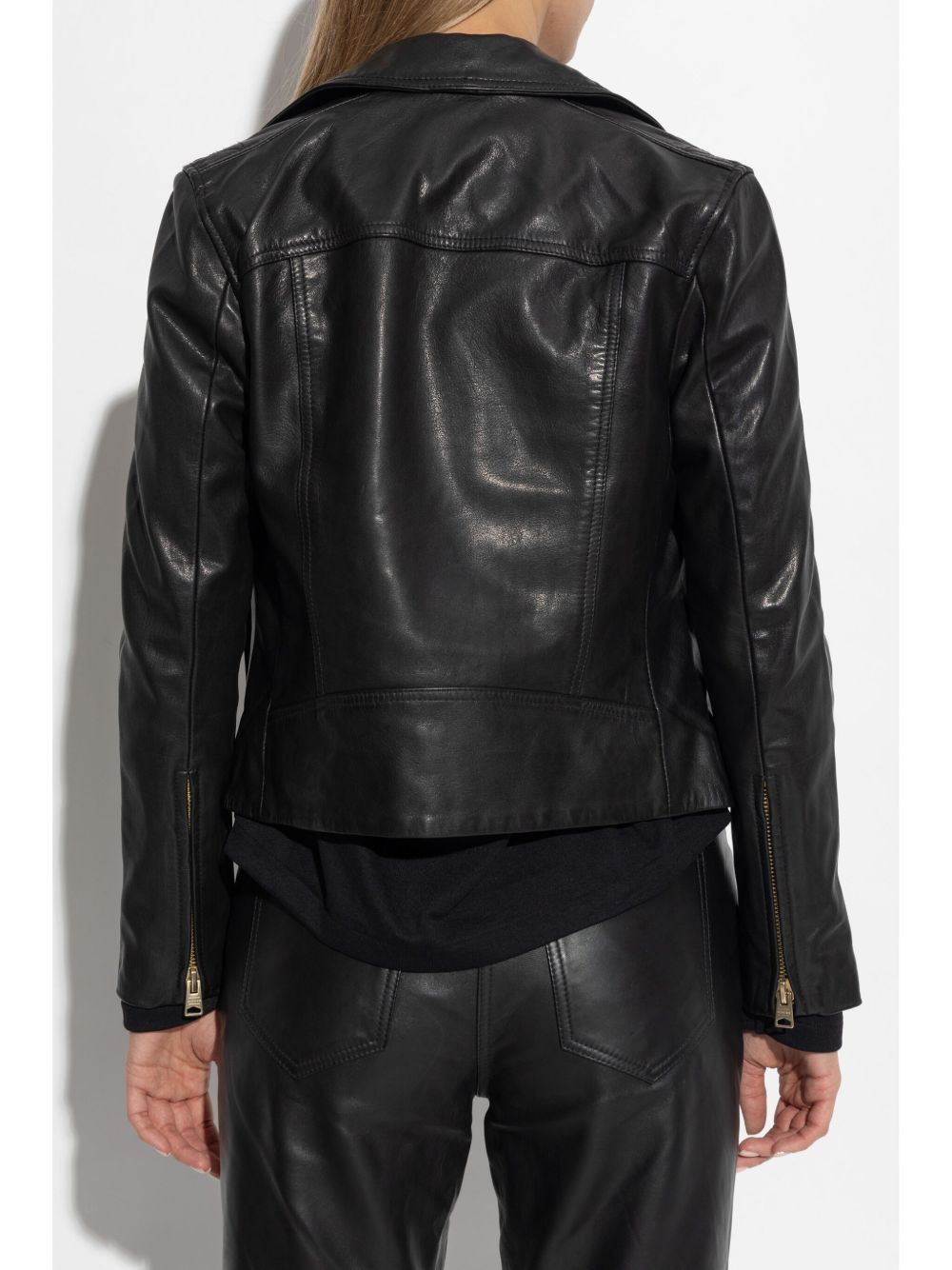 VEYRA Women Leather Biker Jacket