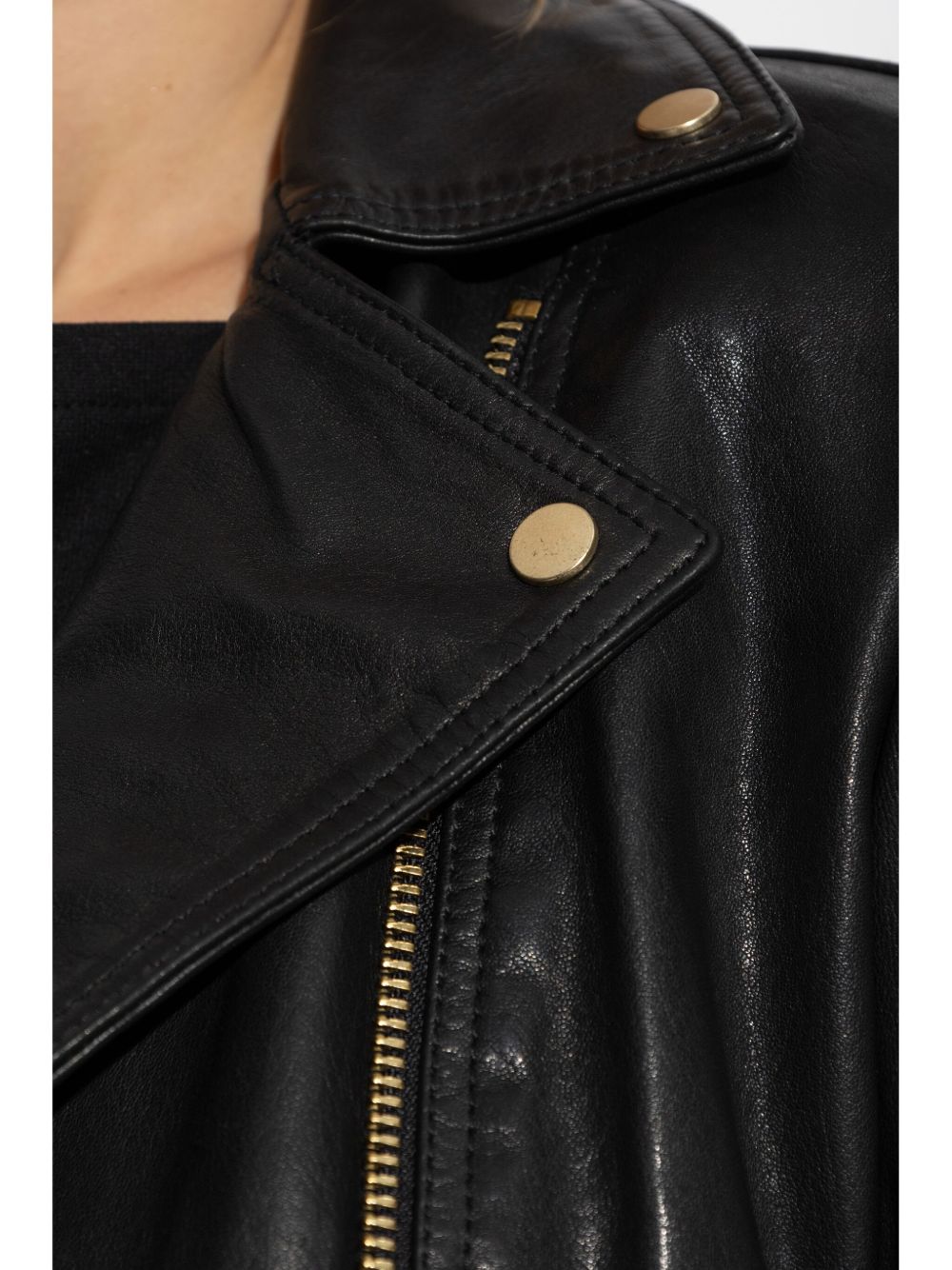 VEYRA Women Leather Biker Jacket