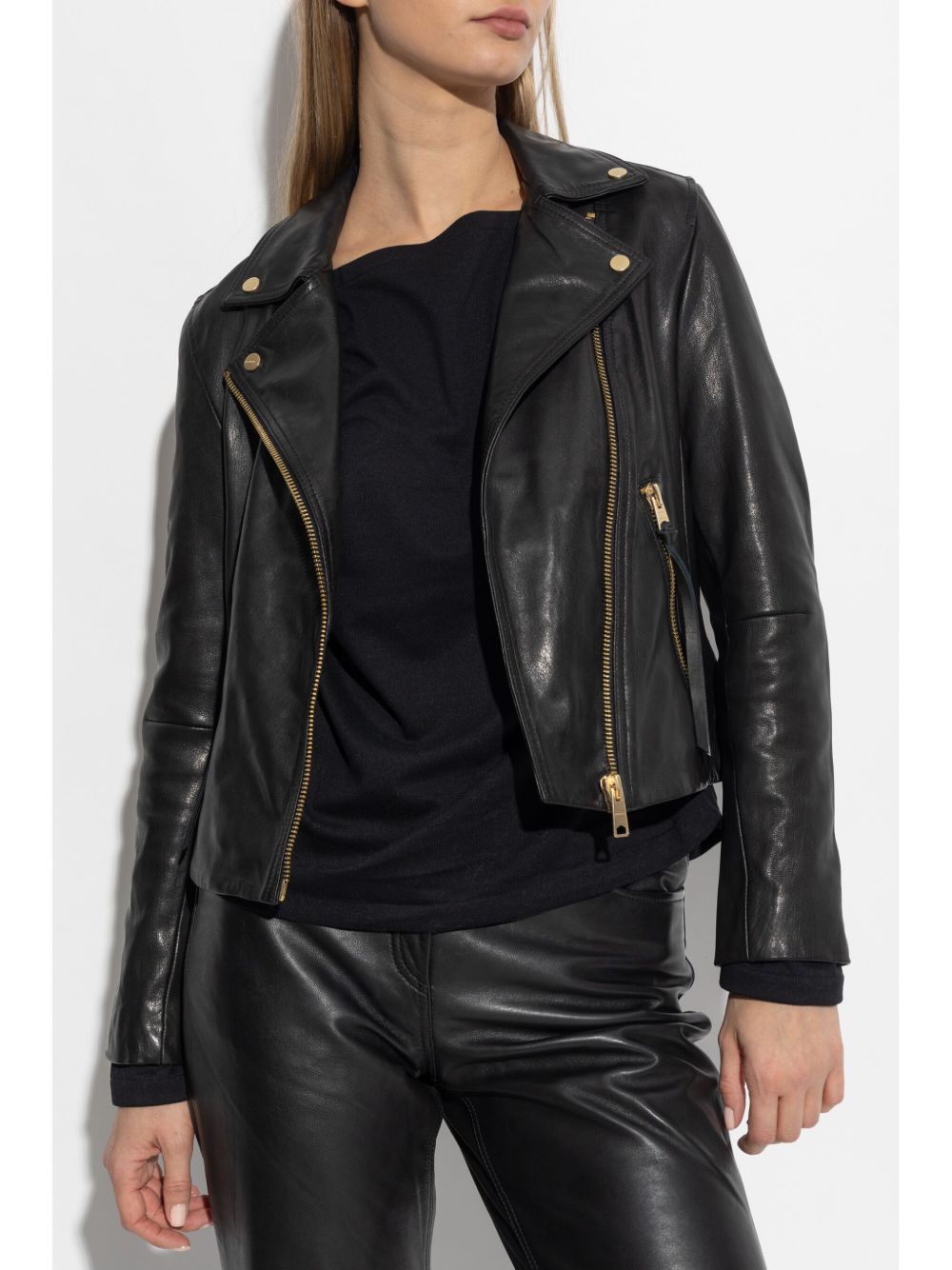 VEYRA Women Leather Biker Jacket