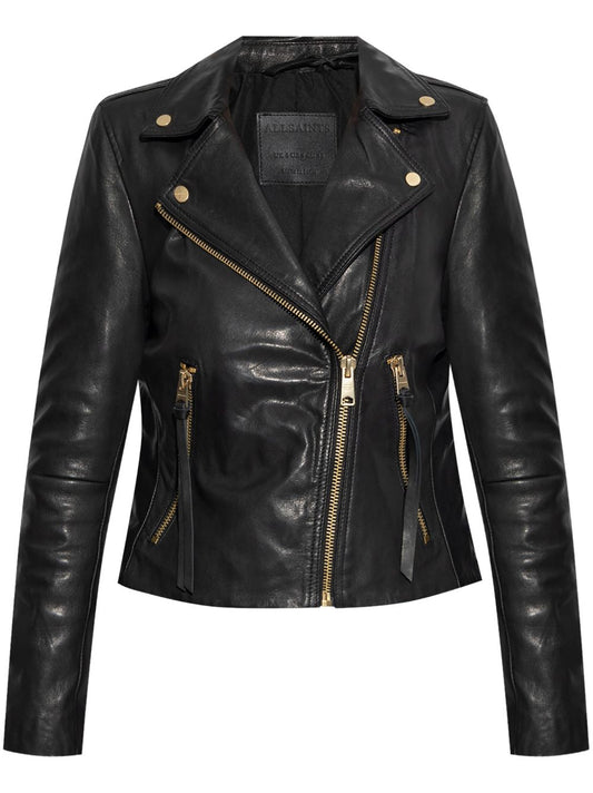 VEYRA Women Leather Biker Jacket