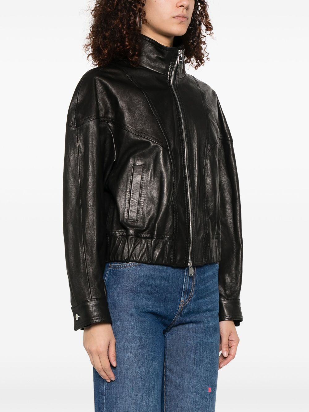 KAELIS Women Leather Jacket