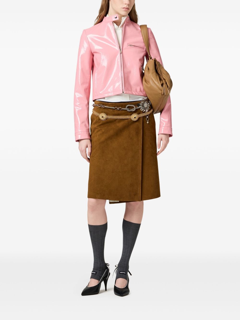 NAPLAK Women Leather Jacket