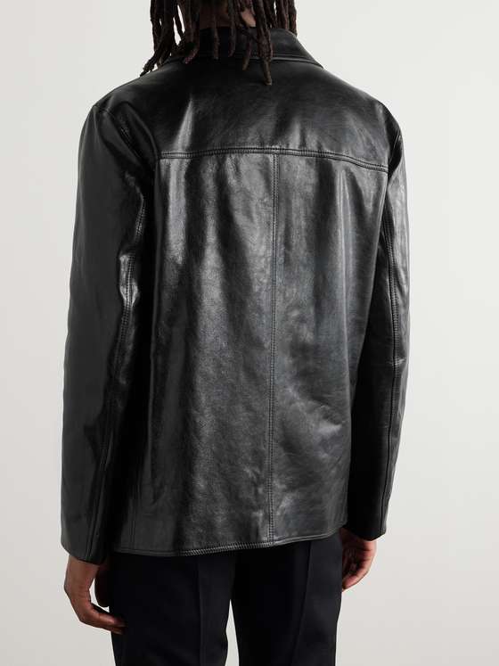 RIVALDO Men Leather Jacket
