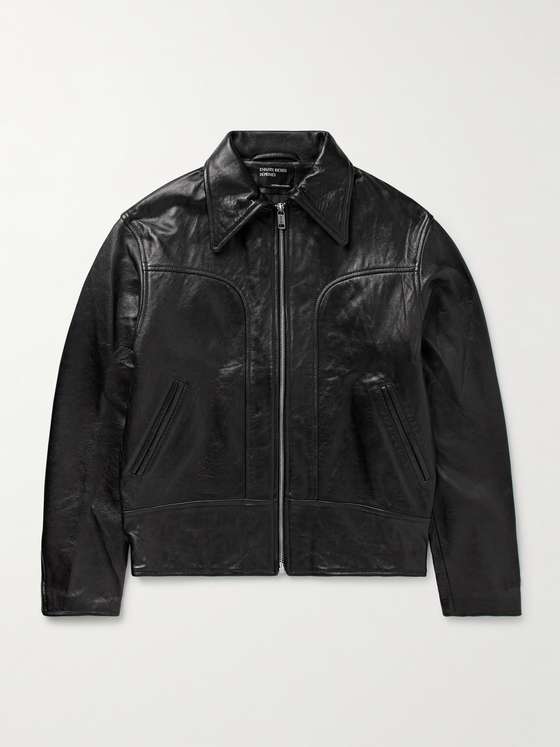 CAMARO Men Leather Jacket