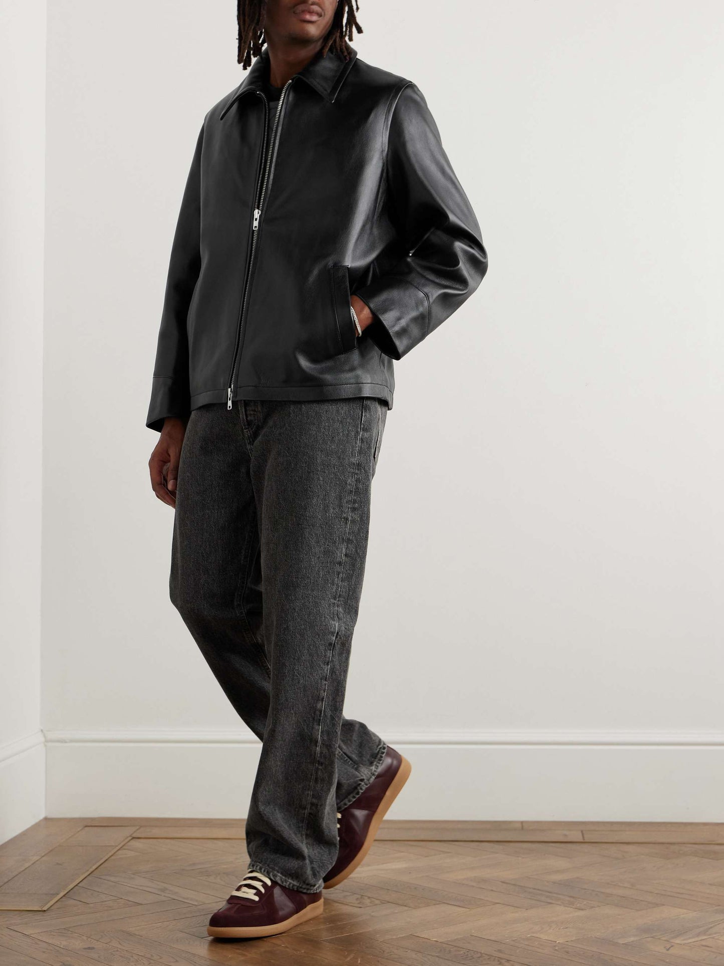 AGOLDE Men Leather Jacket