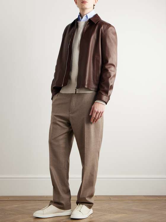 EMILIO Men Leather Jacket