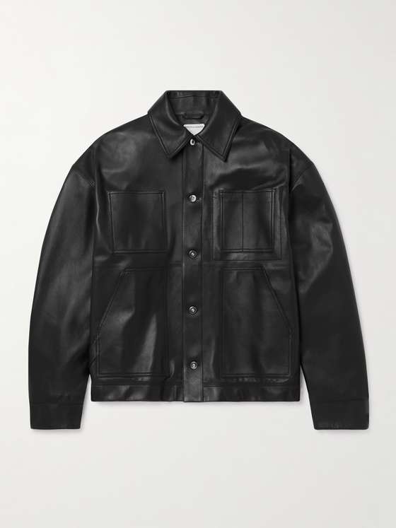 BOVENE Men Leather Jacket