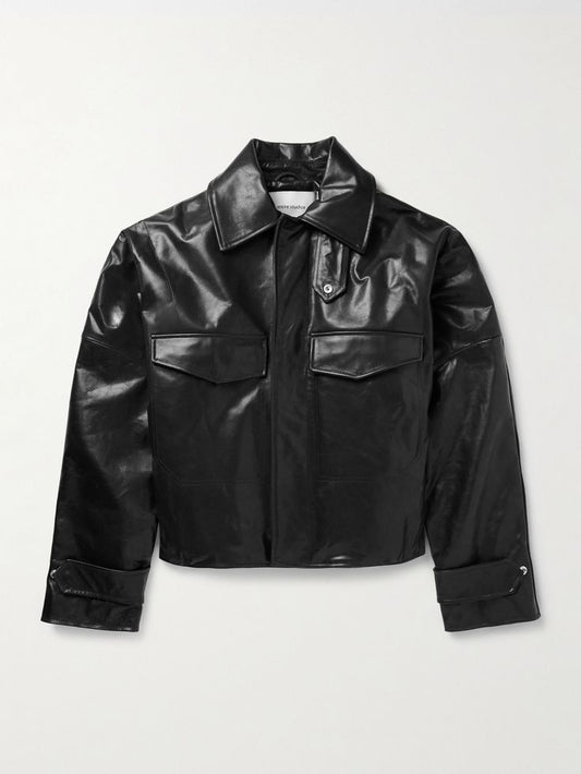 SEINFELD Men Leather Jacket