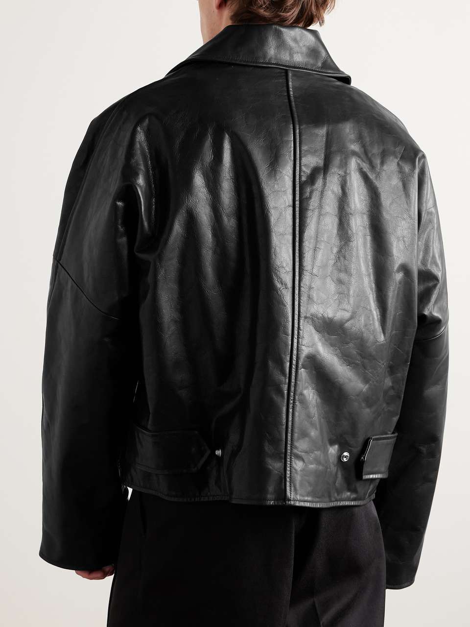 SEINFELD Men Leather Jacket