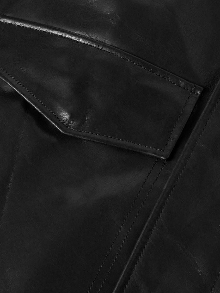 SEINFELD Men Leather Jacket