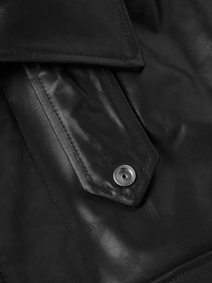 SEINFELD Men Leather Jacket