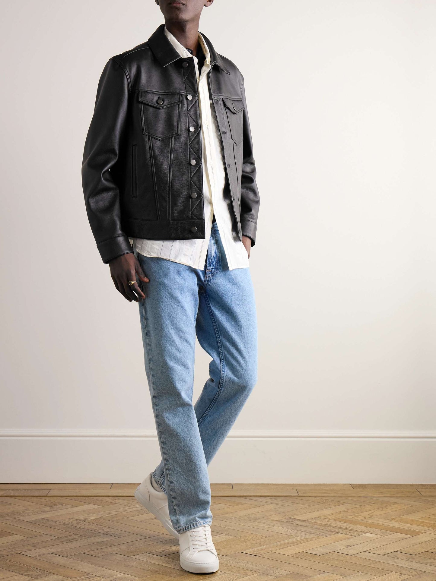COTTBUS Men Leather Jacket