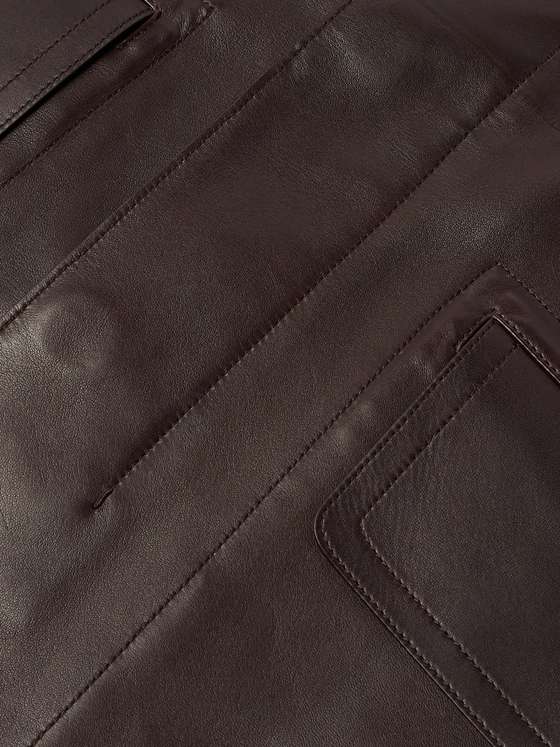 SAVANNA Men Leather Coat