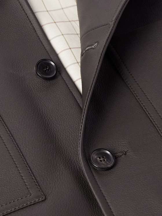 KINSEY Men Leather Shirt