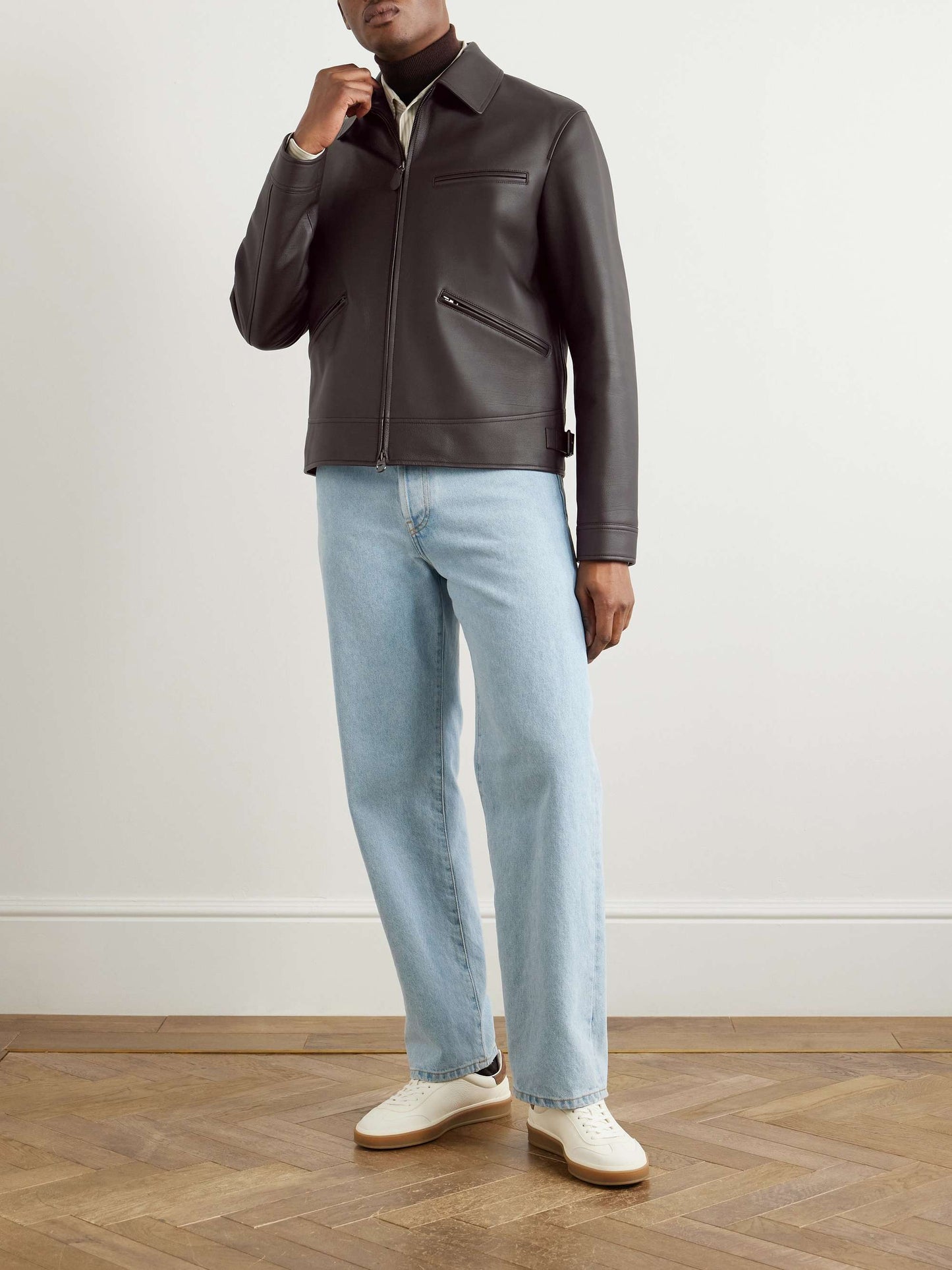 GAIL Men Leather Jacket