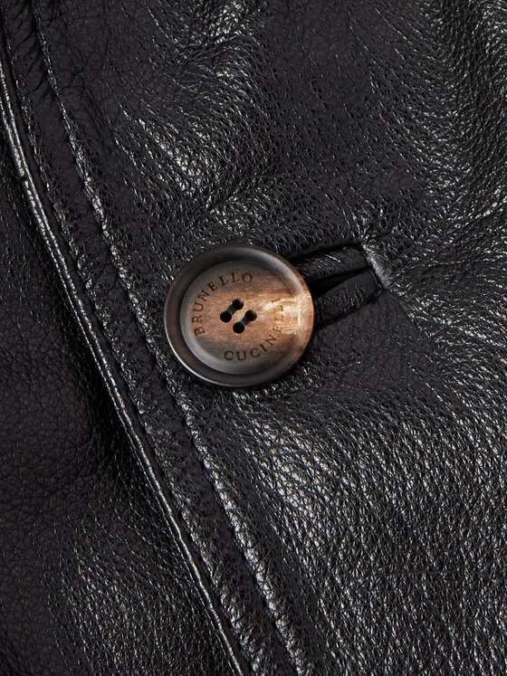 GLOSSED Men Leather Jacket