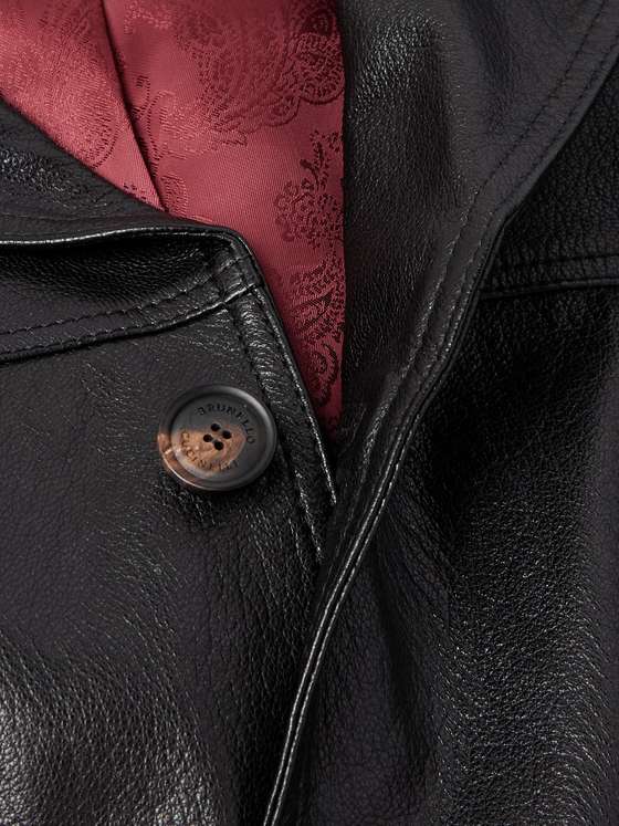 GLOSSED Men Leather Jacket