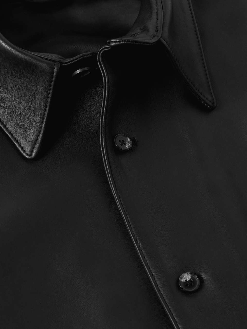 ALTONA Men Black Leather Jacket