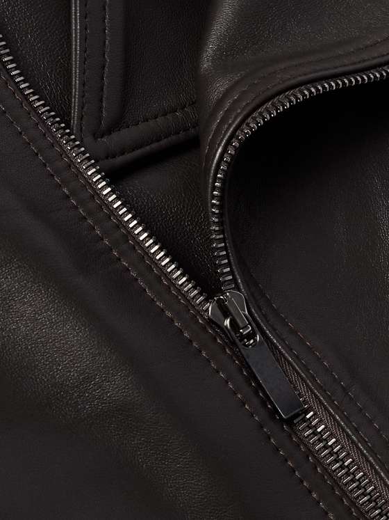 SLÒNNA Men Leather Jacket
