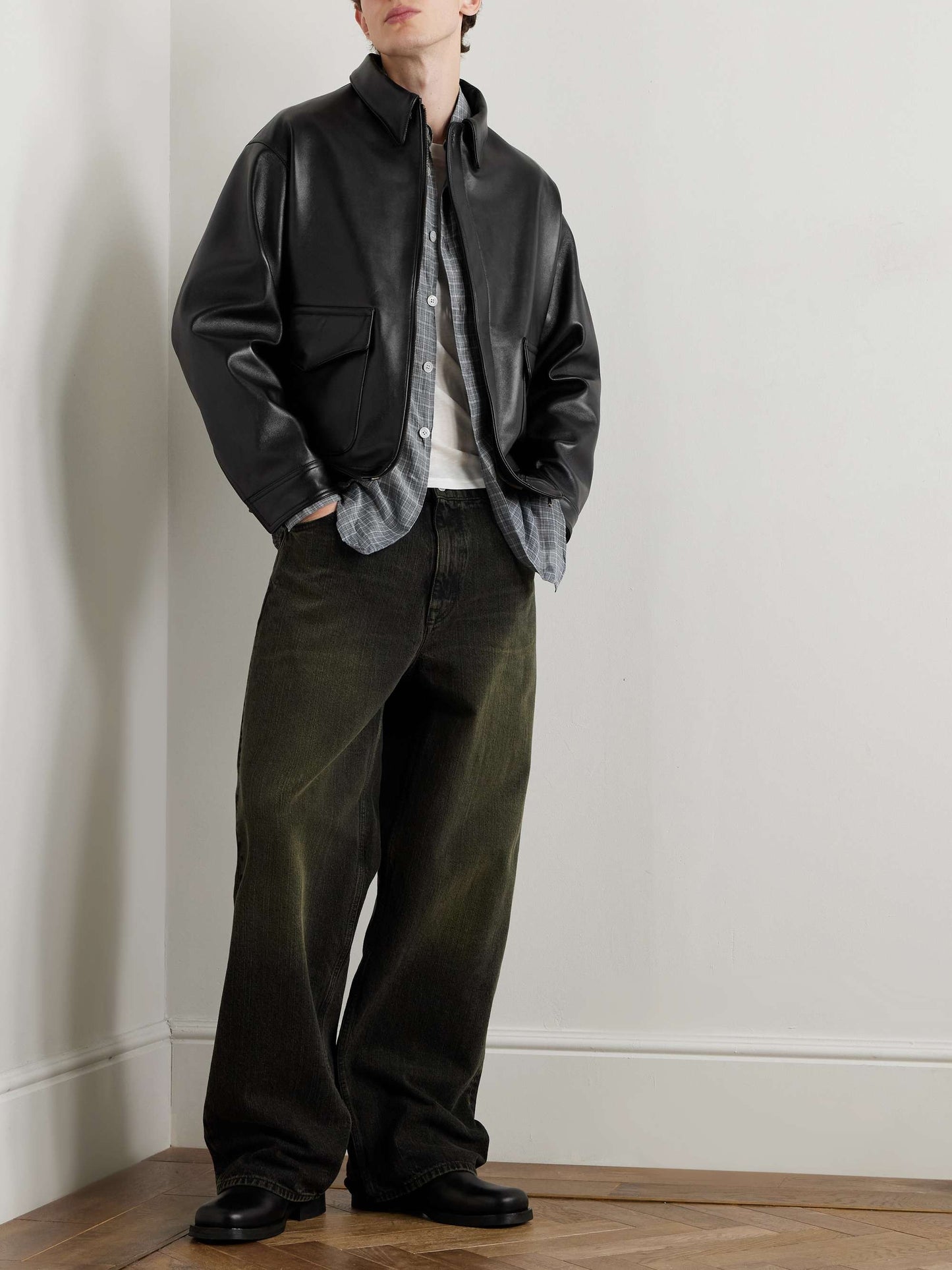 MONROE Men Leather Jacket