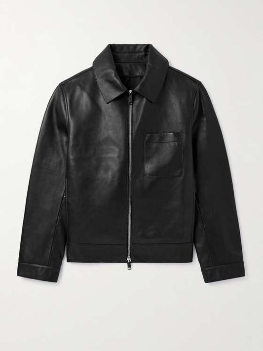 TRENA Men Leather Jacket