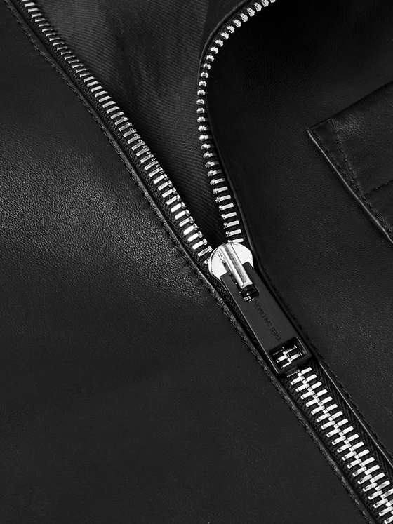 TRENA Men Leather Jacket