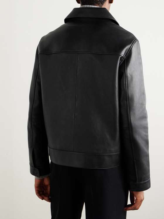 TRENA Men Leather Jacket