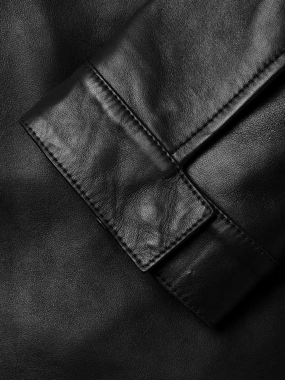 TRENA Men Leather Jacket