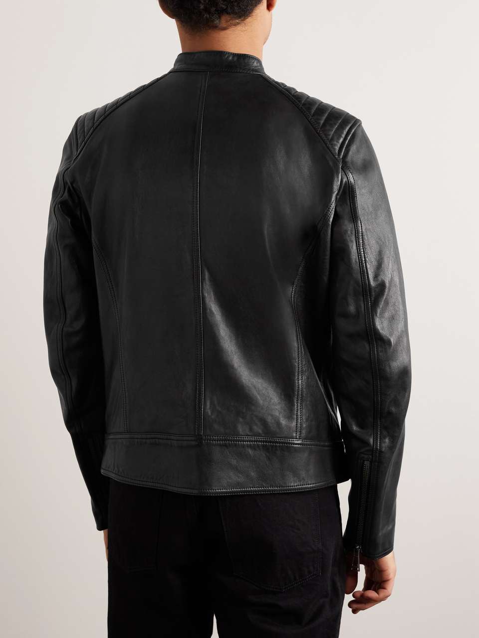 ROSTOCK Men Leather Jacket