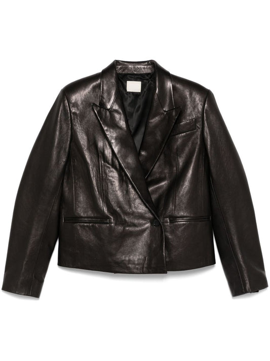 CHLOE Women Leather Blazer