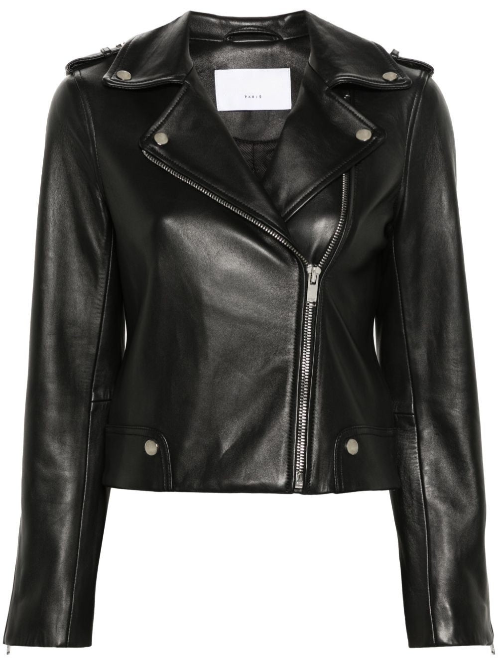YELANI Women Leather Biker Jacket