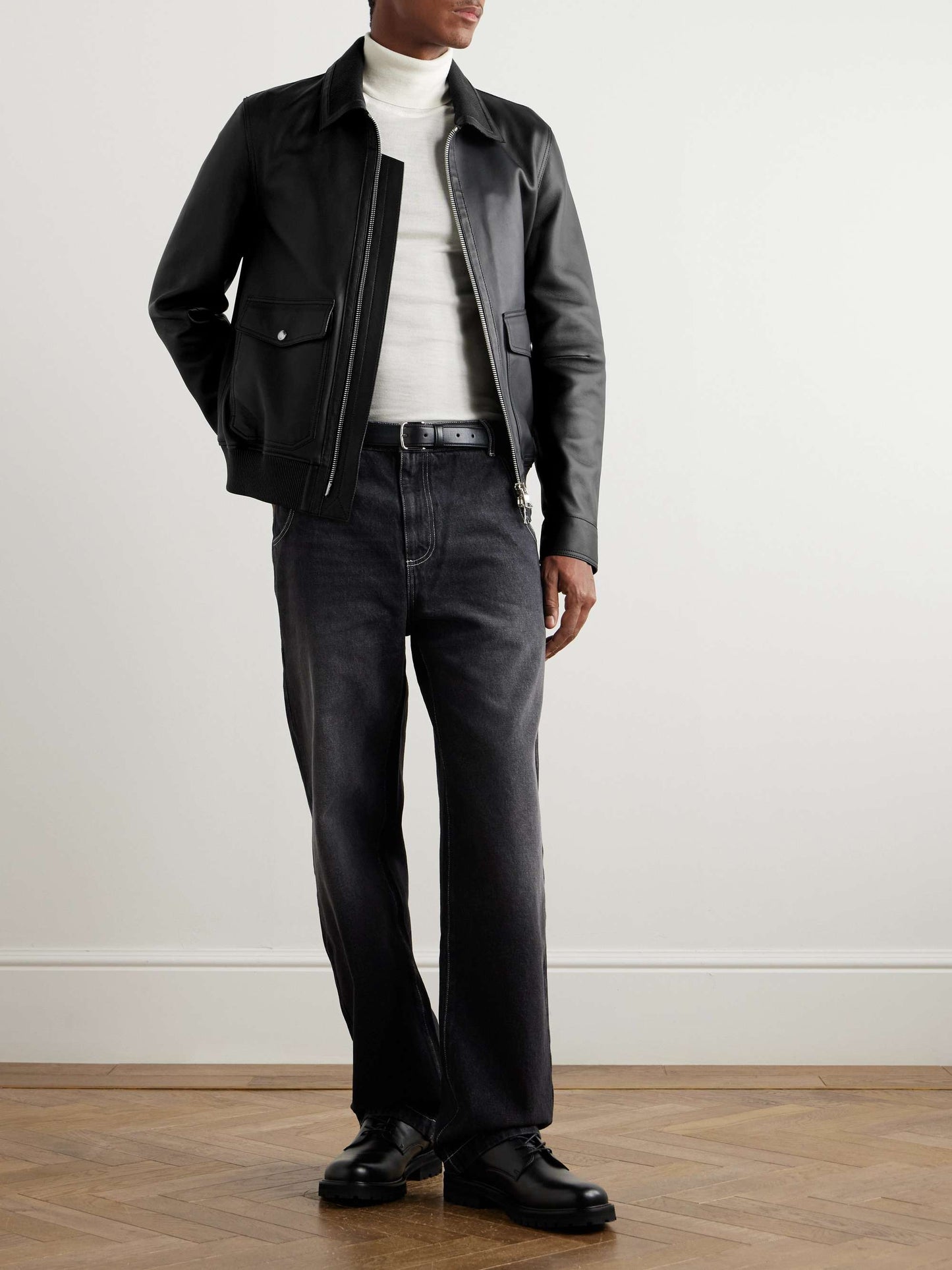 BLOUSON Men Leather Jacket
