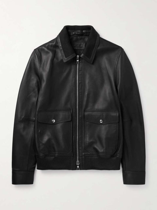 BLOUSON Men Leather Jacket